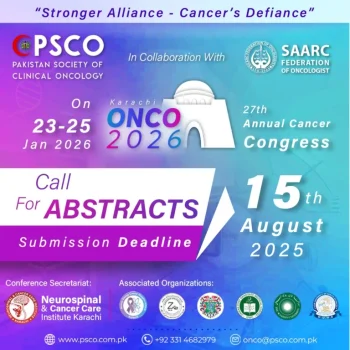 ♦️1ST CALL FOR ABSTRACTS - ONCO 2026 was posted on 1st Aug