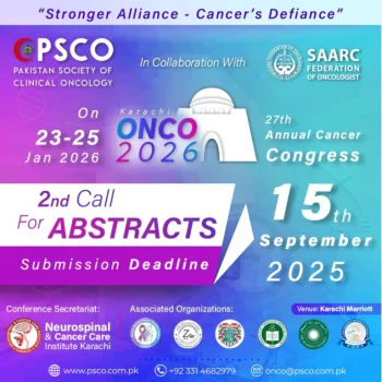 ♦️2ND CALL FOR ABSTRACTS - ONCO 2026 was posted on 16 Aug